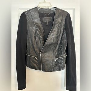Leather BCBG Medium Women’s dress jacket.